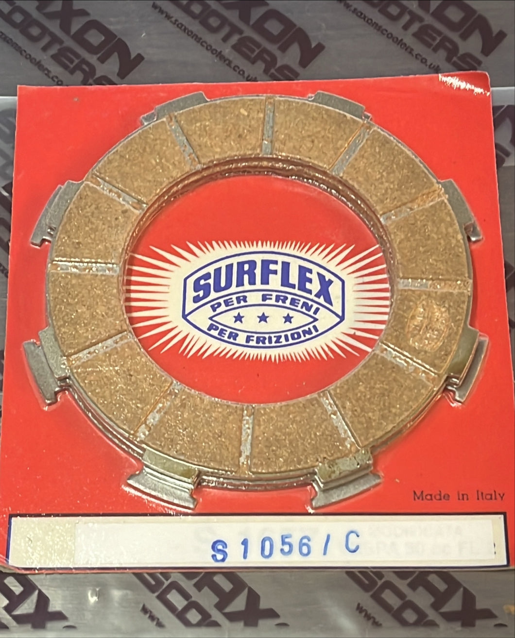 Vespa Clutch Plates Surflex P200 or T5 (7 Spring Type)