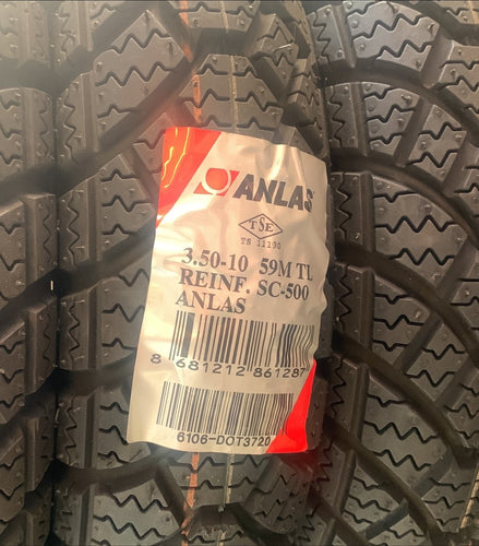 Anlas Winter Grip 2 Vespa or Lambretta Tyre 3.50 x 10