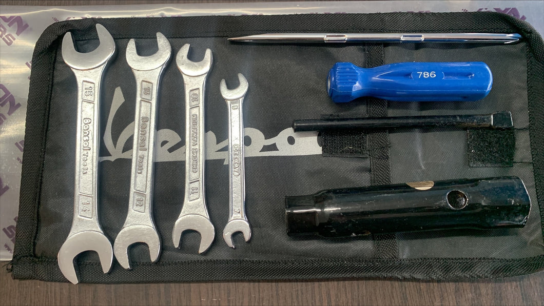thumbnail image 2 of TSL Vespa Handy Tool Kit With Blue Woven Pouch – TLS001 – Modification Essential 2 of 4