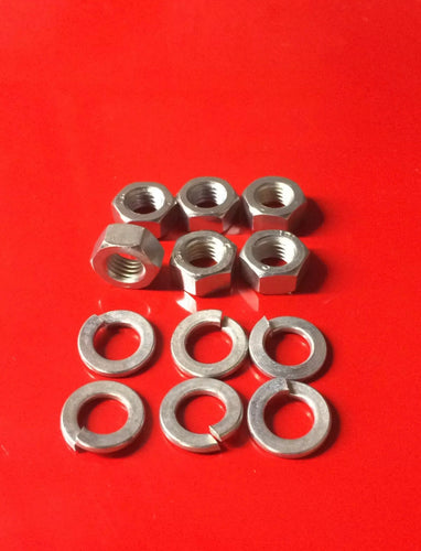 Lambretta End Plate Nuts