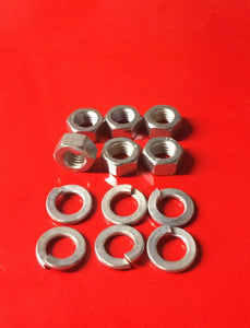 Lambretta End Plate Nuts