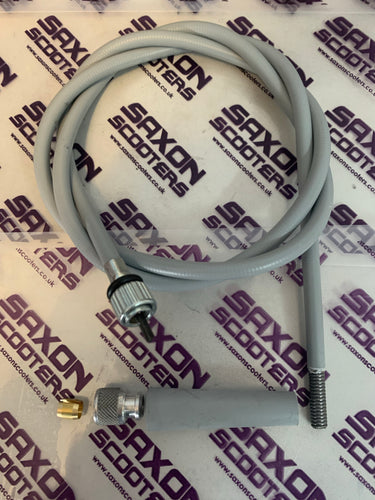 Lambretta Italian Speedo Cable Grey
