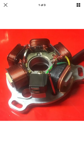 Lambretta Electronic Stator Plate (Actif) Black Sleeve
