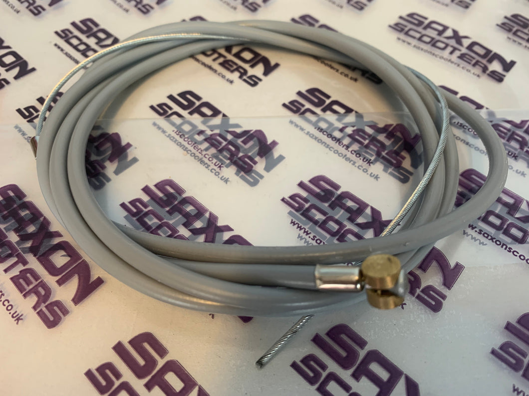 Vespa complete clutch cable pear end